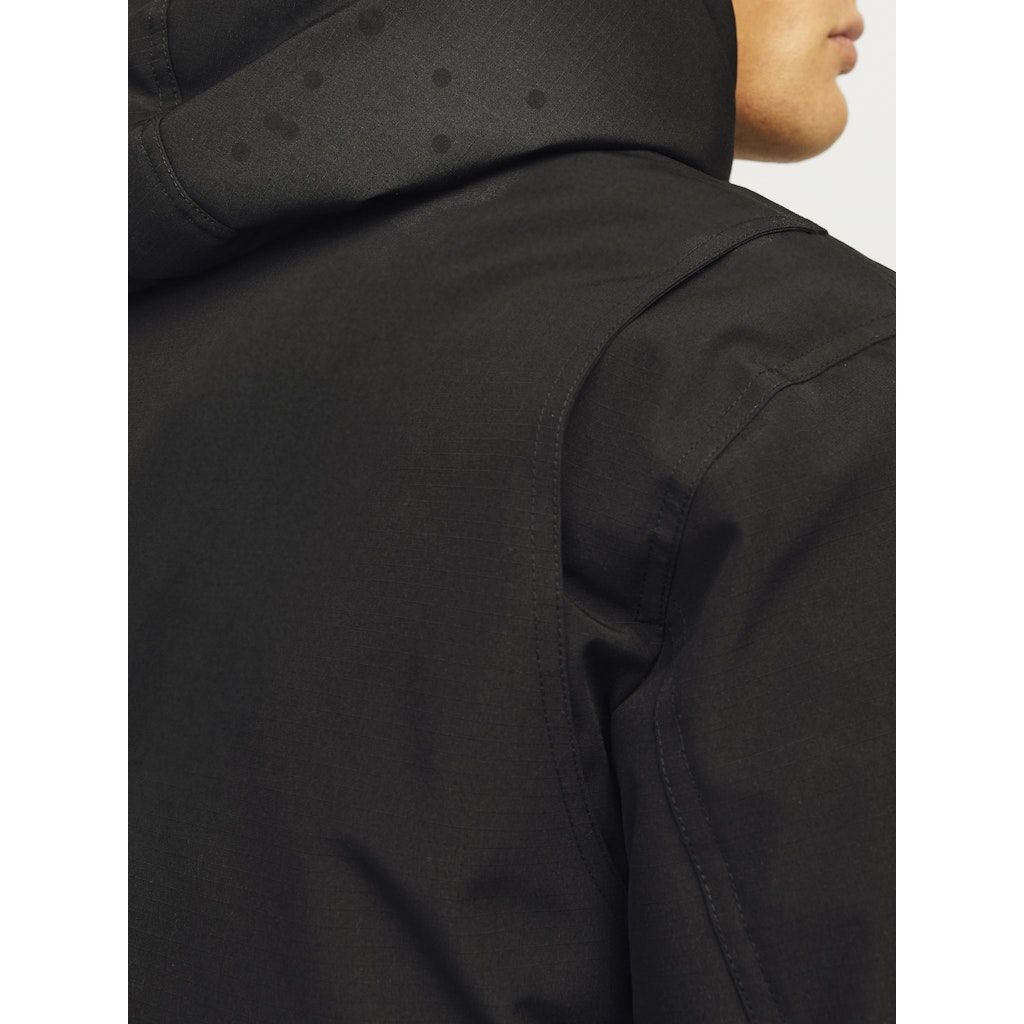 JACK & JONES Lengva striukė vyrams, Juoda, Collective bomber jacket 7