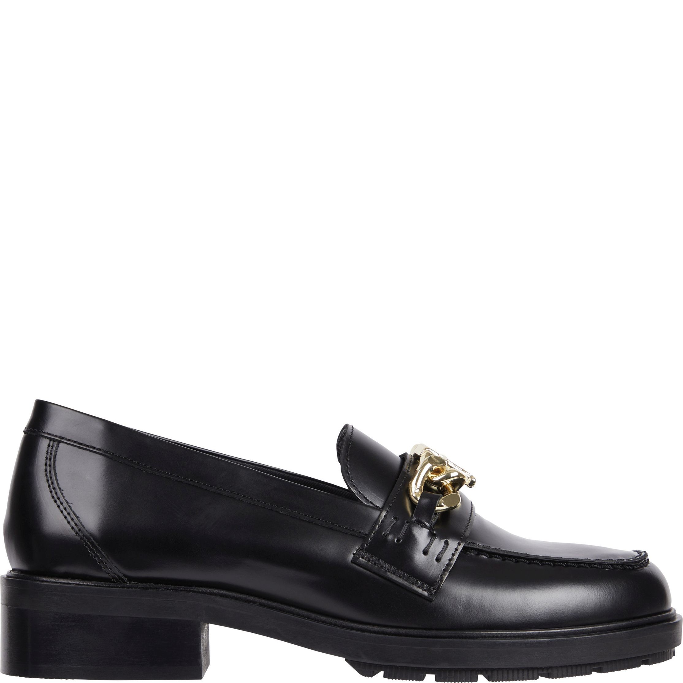 TOMMY HILFIGER Loaferiai moterims, Juoda, Chain loafer 2