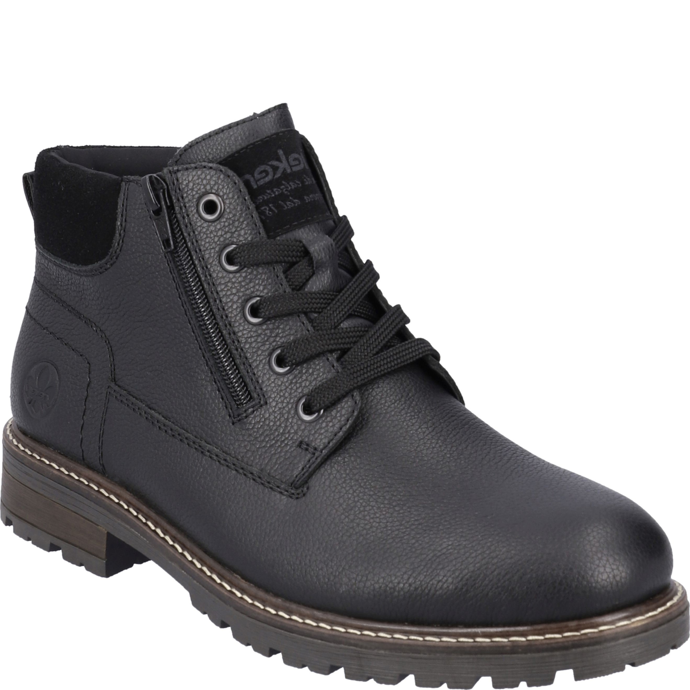 RIEKER Aulinukai vyrams, Juoda, BOOTIES 1