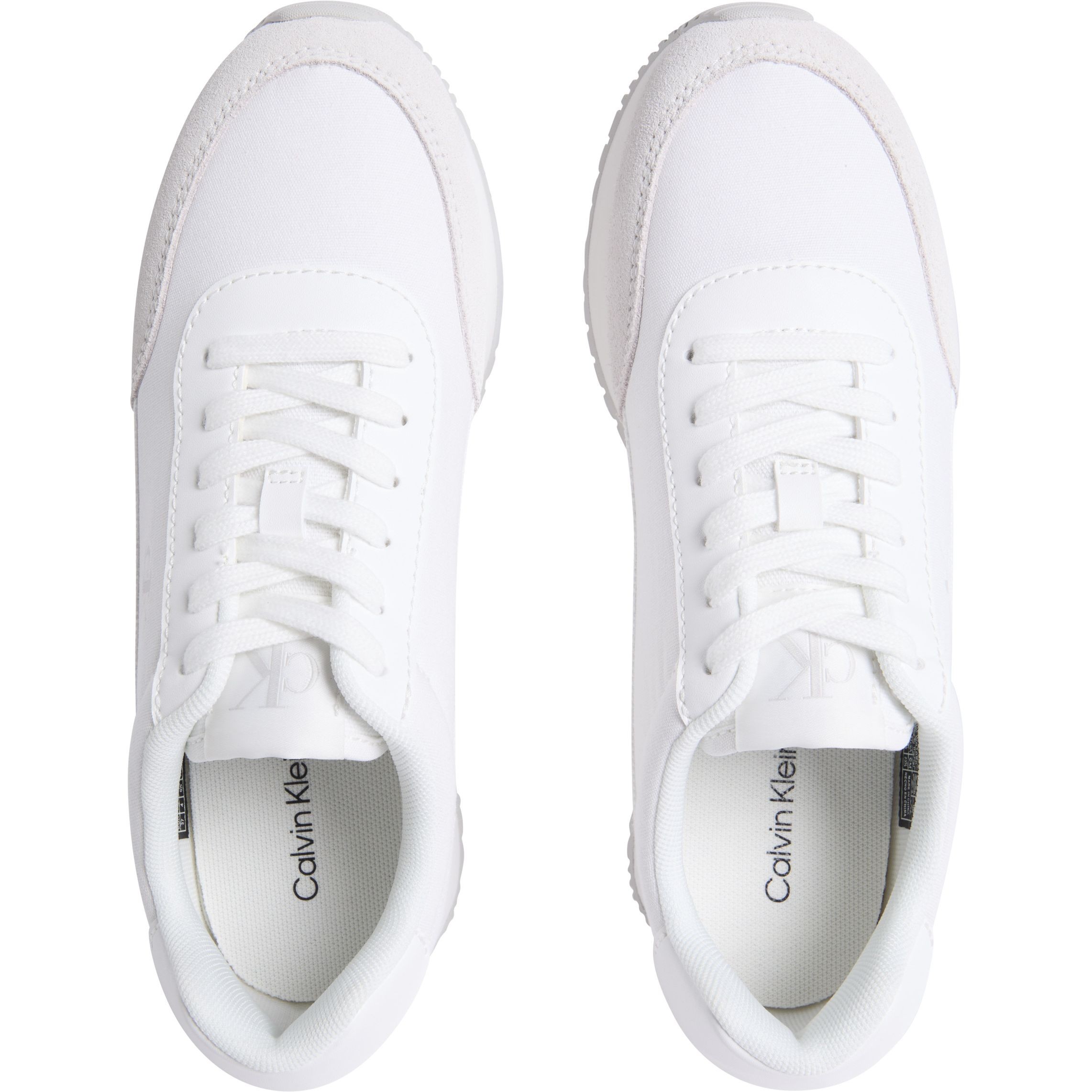 CALVIN KLEIN JEANS Laisvalaikio bateliai moterims, Balta, Retro runner low leisure 3