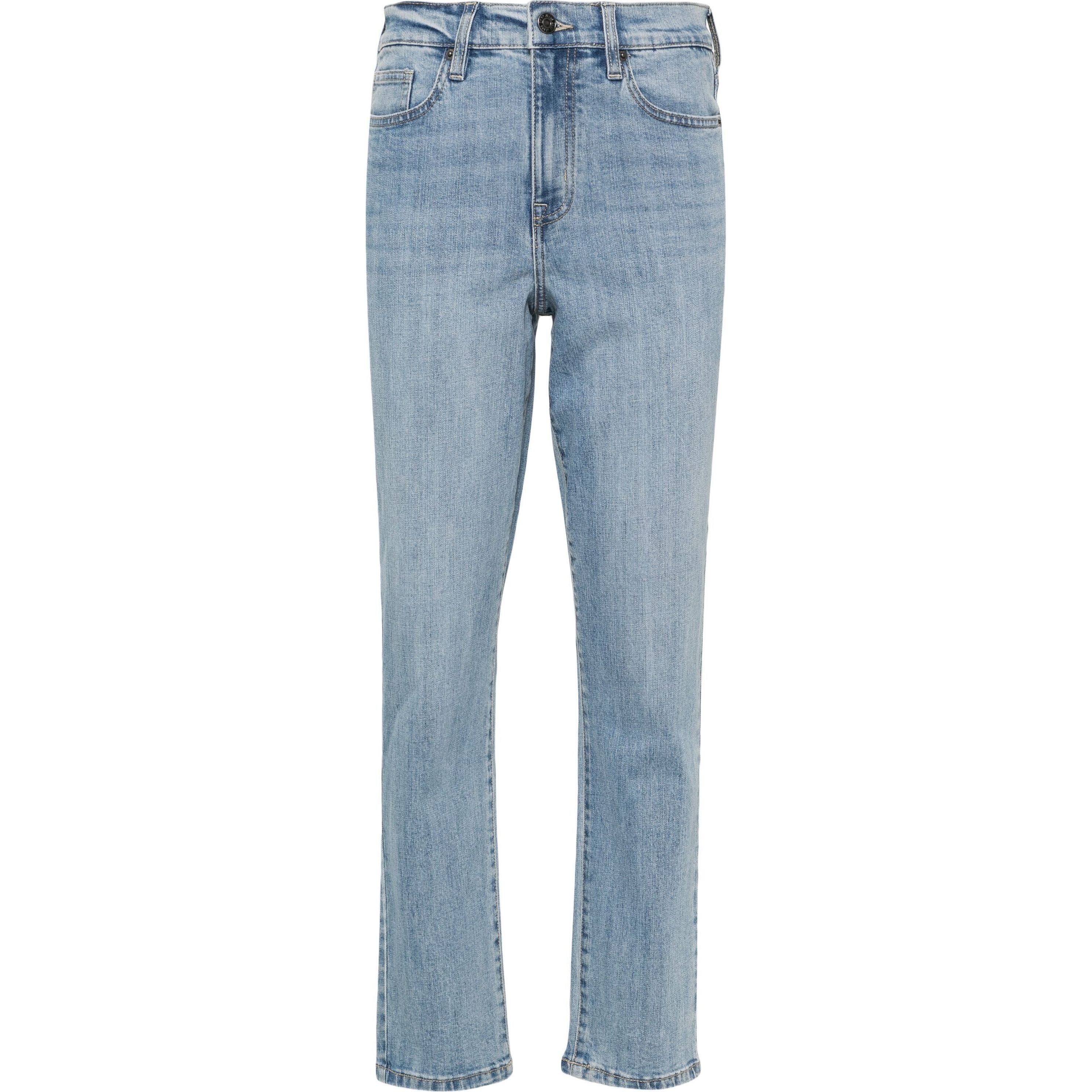 DKNY Tiesūs džinsai moterims, Mėlyna, High rise slim straight
