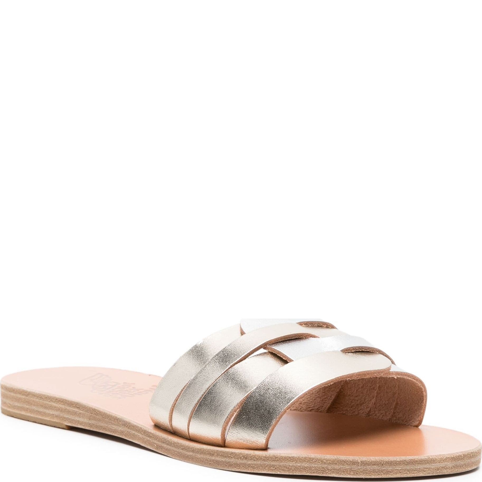 ANCIENT GREEK SANDAL Basutės moterims, Sidabrinė, Filenada vachetta sandals 1