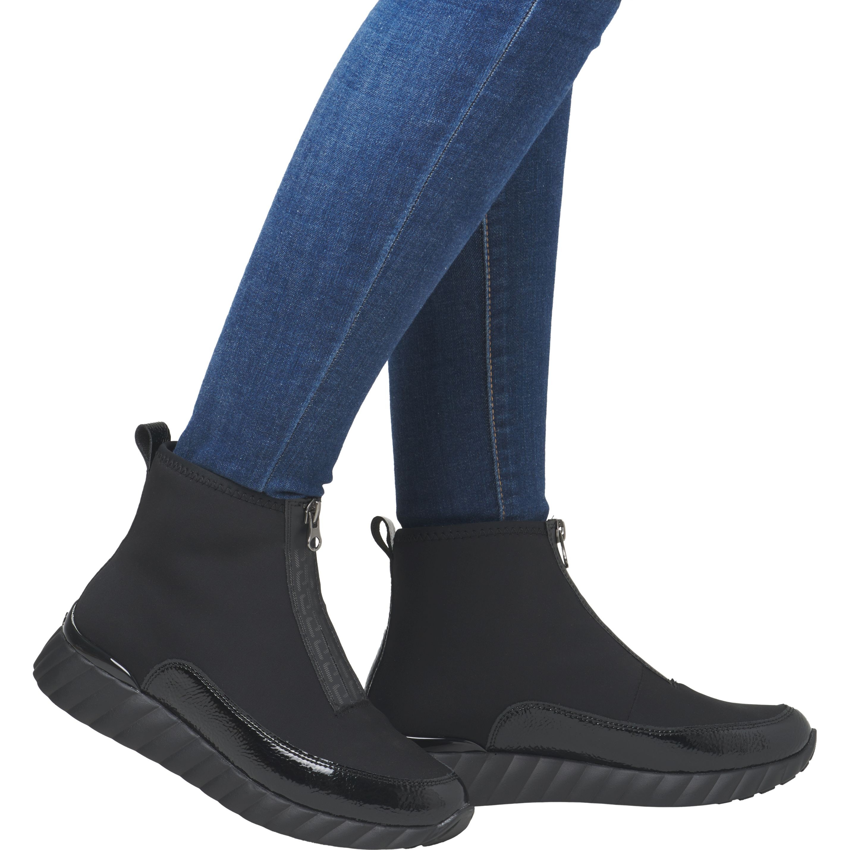 REMONTE Aulinukai moterims, Juoda, Ladies mid height boots 2