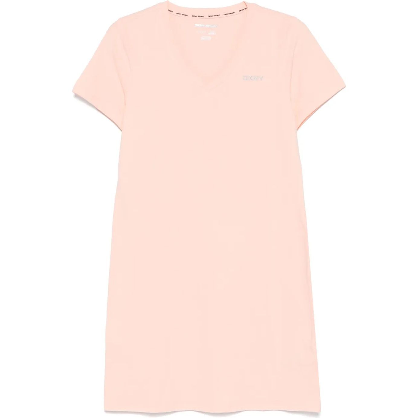 DKNY Mini suknelė moterims, Rožinė, V-nk t-shirt dress 1