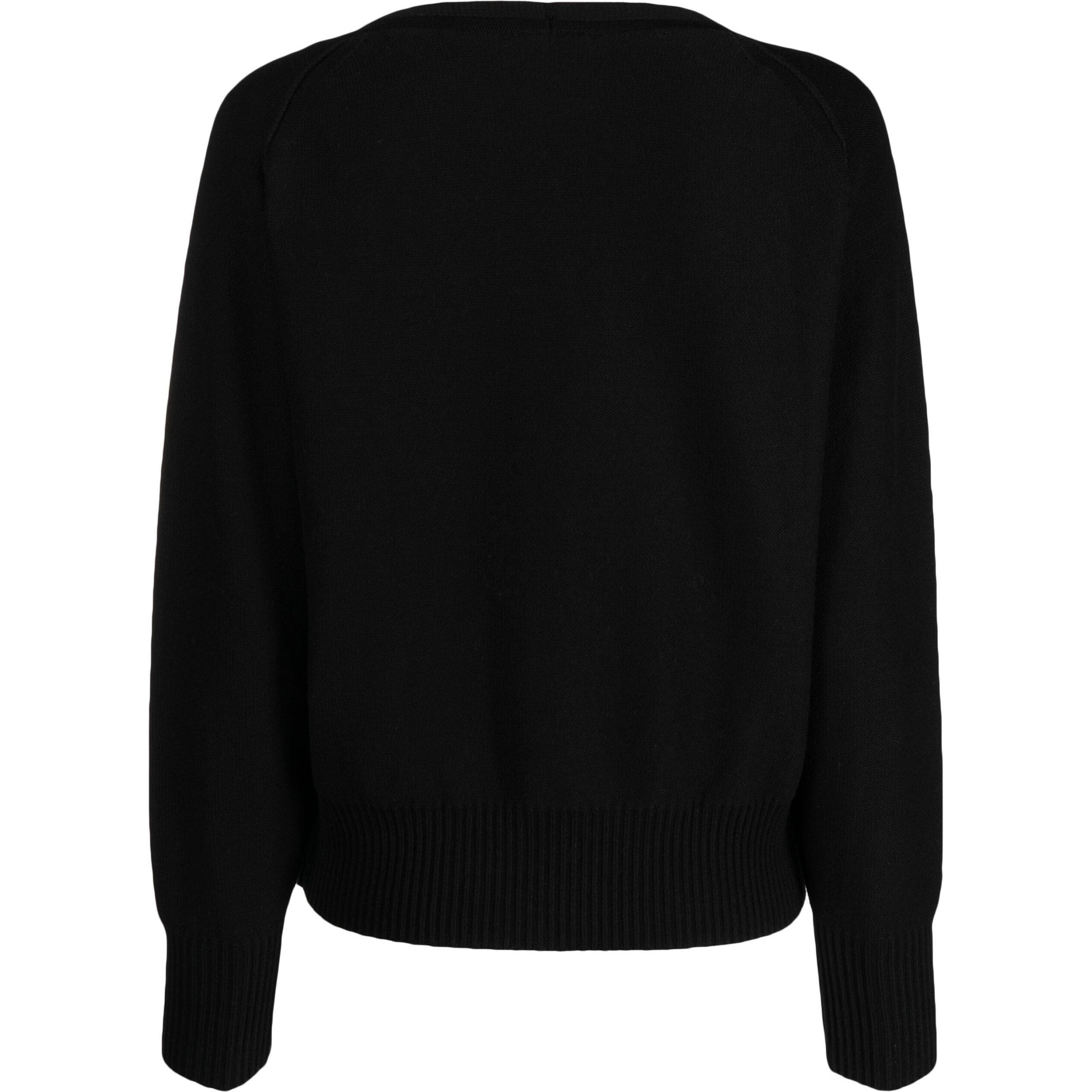 DKNY Megztinis moterims, Juoda, L/s seamed shoulder sweater 2