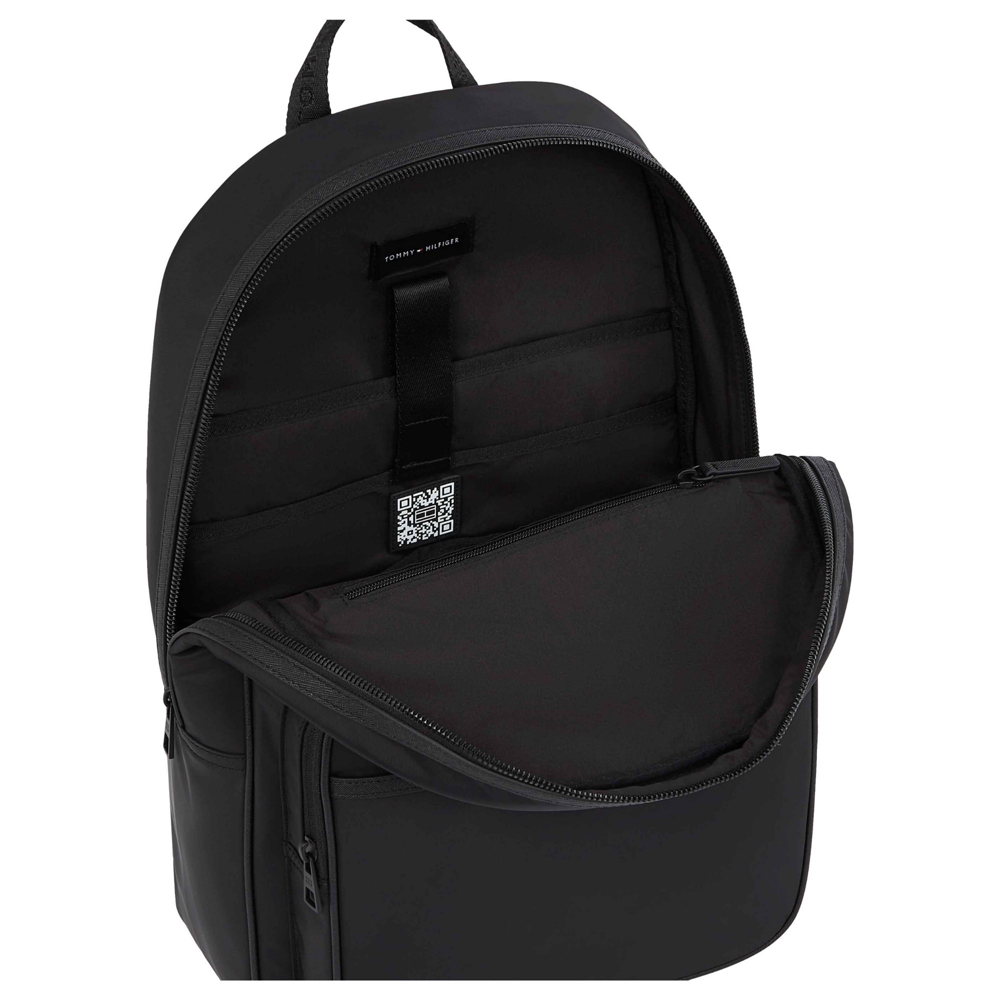 TOMMY HILFIGER Kuprinė vyrams, Juoda, TH repreve backpack 2