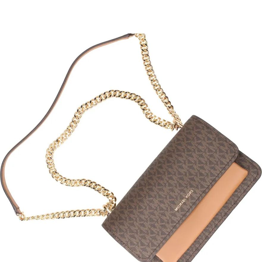 MICHAEL KORS Rankinė per petį moterims, Ruda, Lg shoulder 5