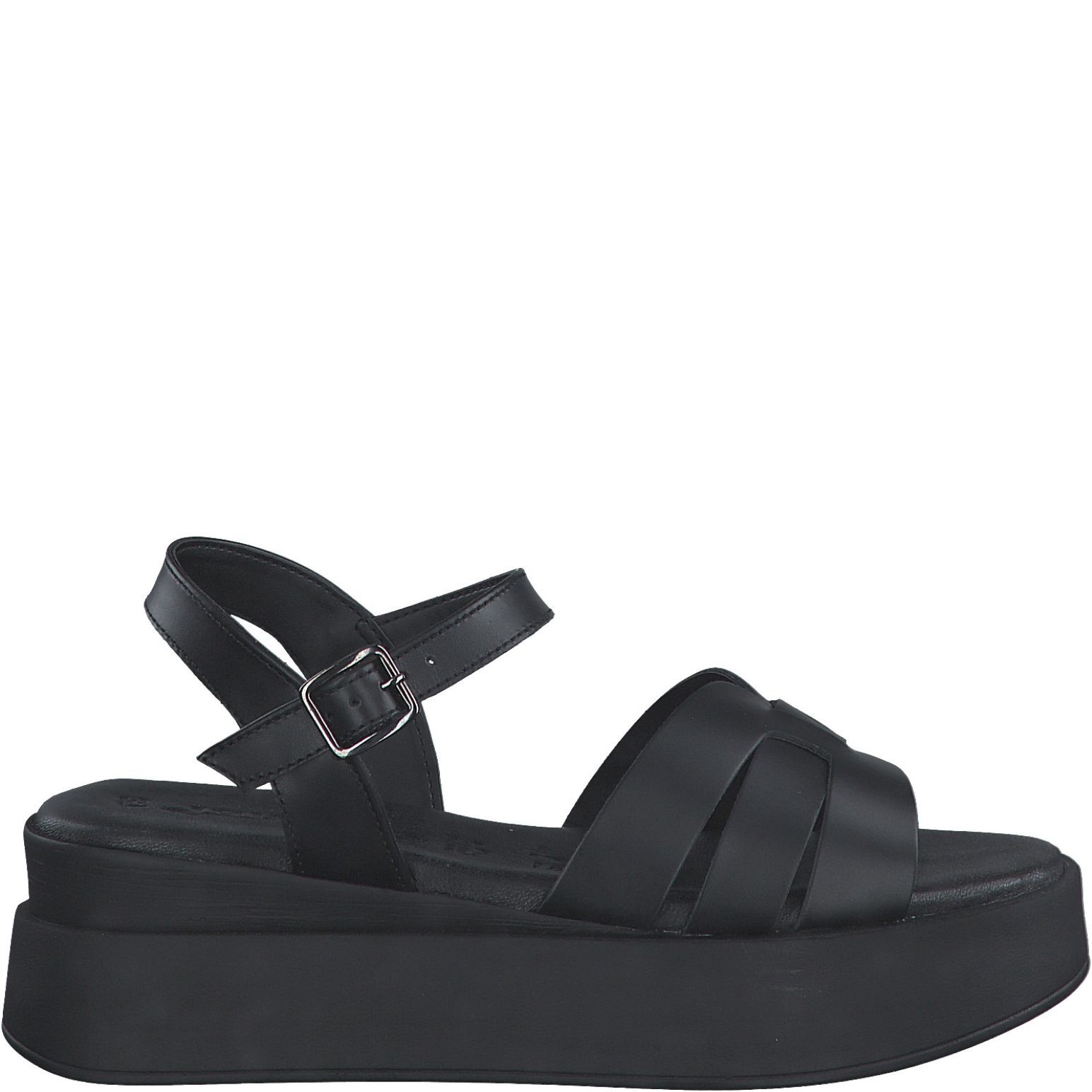 TAMARIS Basutės moterims, Juoda, SANDALS 2