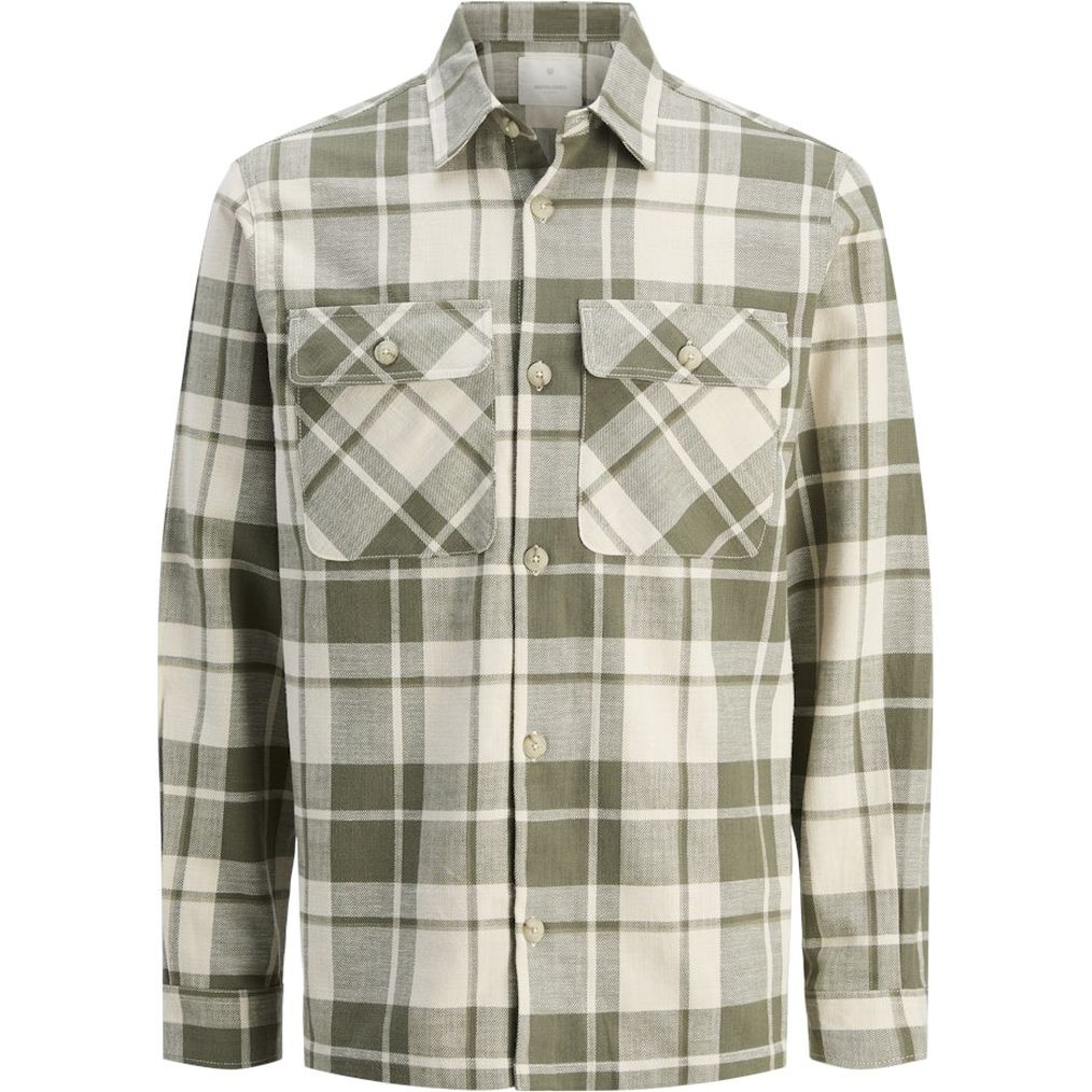 JACK & JONES Lengva striukė vyrams, Ruda, Raymond overshirt 1