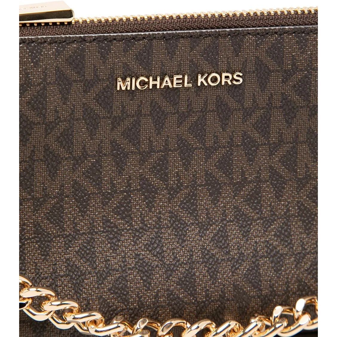 MICHAEL KORS Rankinė per petį moterims, Ruda, MD chain pouchette 3