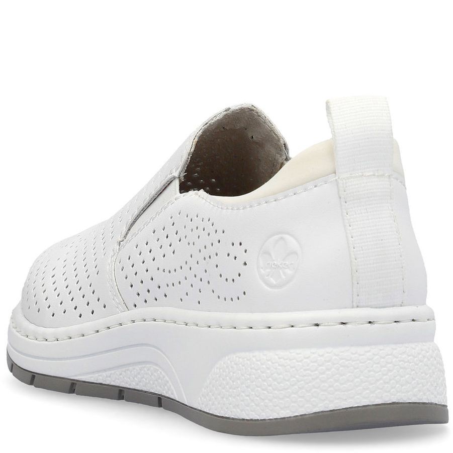 RIEKER Laisvalaikio bateliai moterims, Balta, LEISURE 5