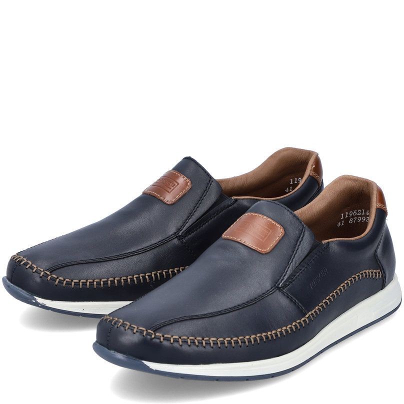 RIEKER Klasikiniai batai vyrams, Mėlyna, FORMAL 5