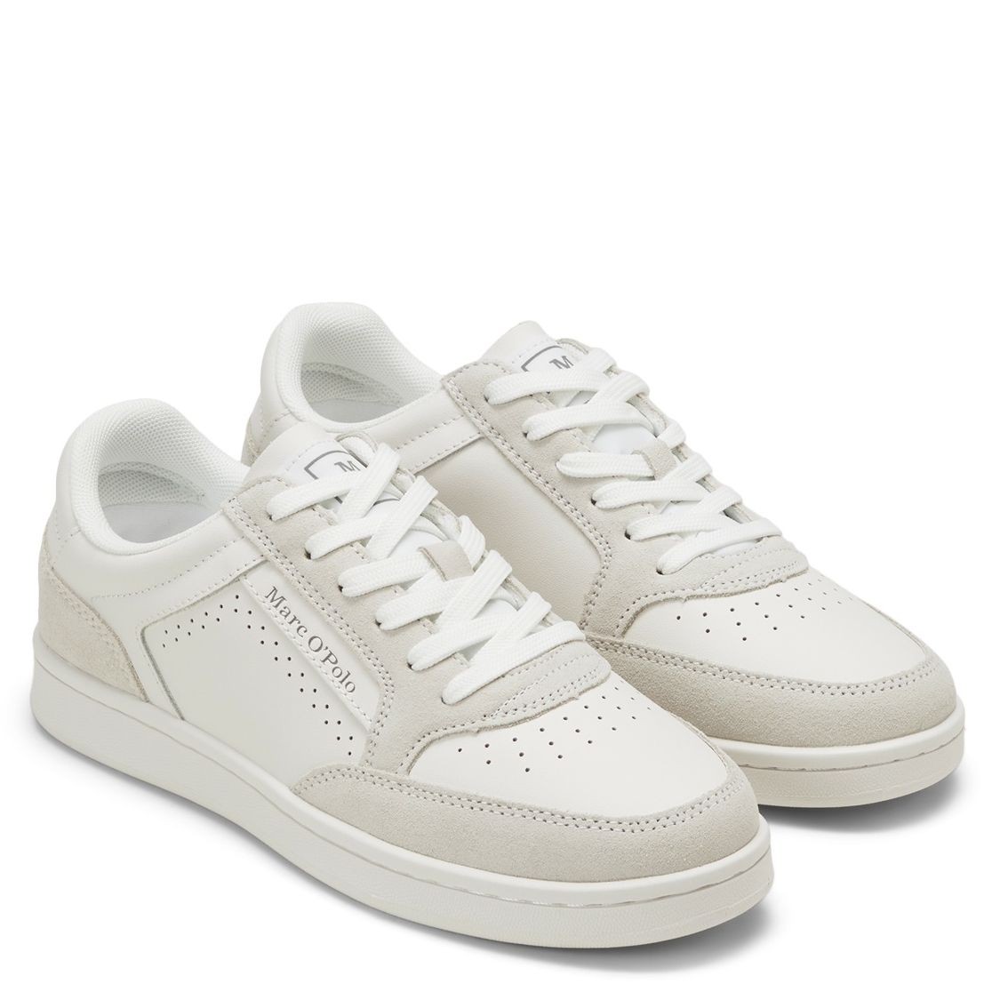 MARC O'POLO Sportbačiai moterims, Balta, Violeta  sneakers 1