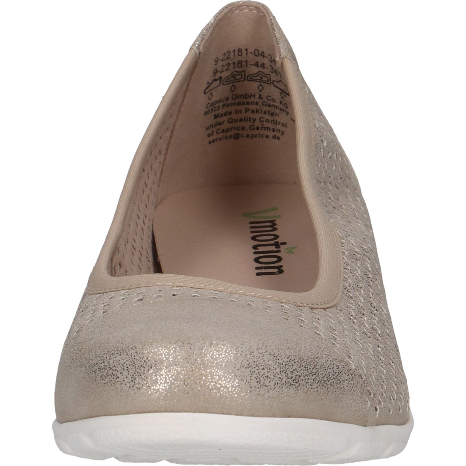 CAPRICE Balerinos moterims, Smėlio, Ballerinas 3