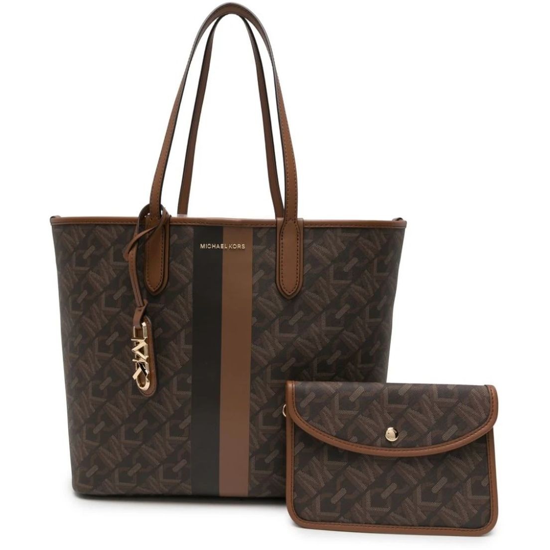 MICHAEL KORS Pirkinių krepšys moterims, Ruda, Large ew open tote 4