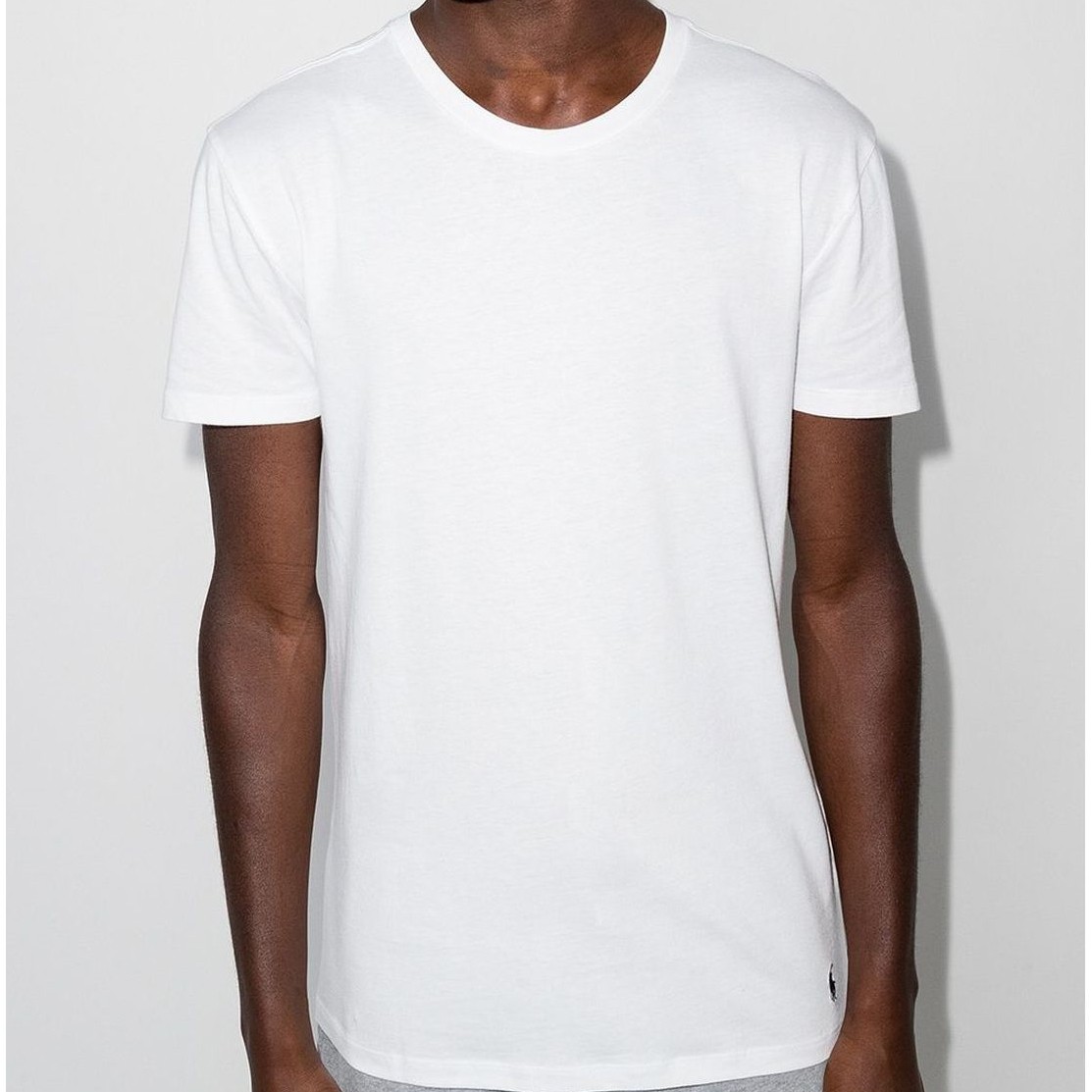 POLO RALPH LAUREN Marškinėliai trump. rankovėmis vyrams, Balta, 3 pack crew neck undershirt 2