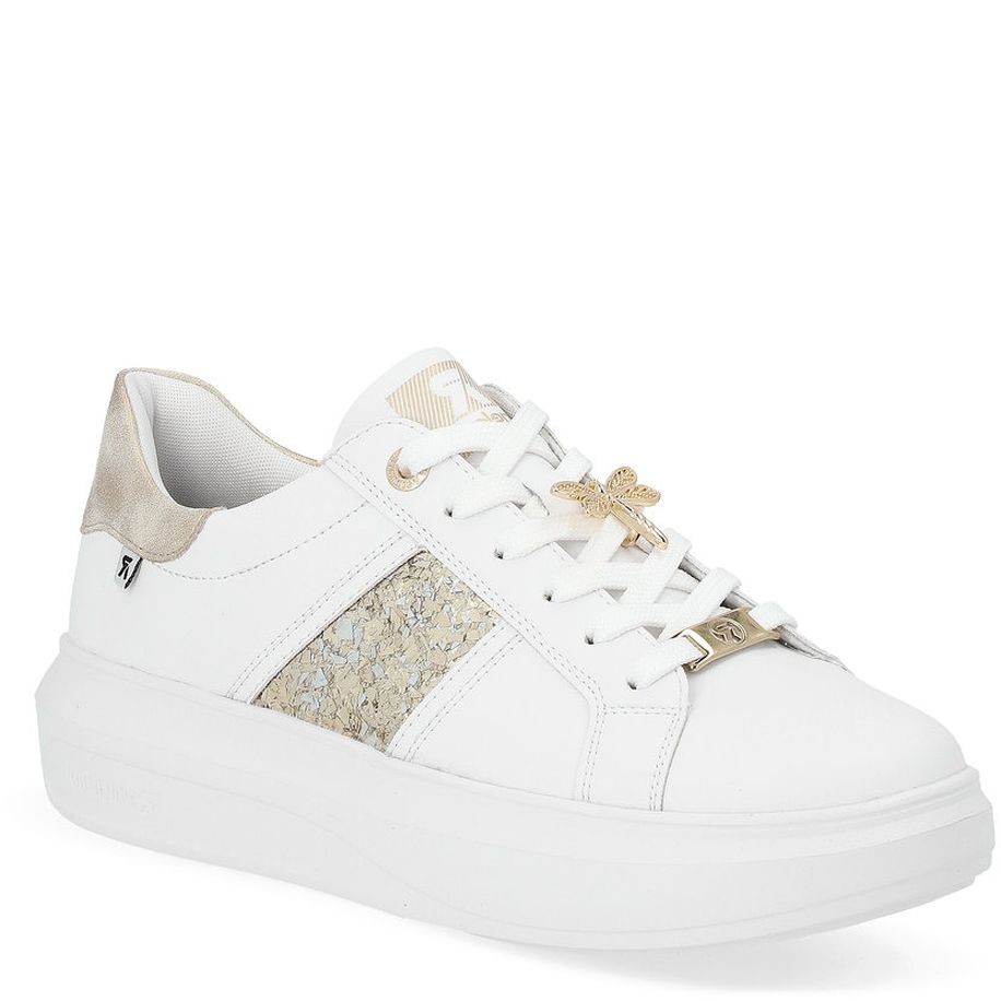 RIEKER Laisvalaikio bateliai moterims, Balta, LEISURE 1