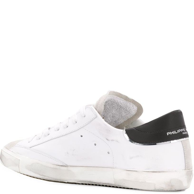 PHILIPPE MODEL Sportiniai bateliai vyrams, Juoda, Prsx low man sneaker 3