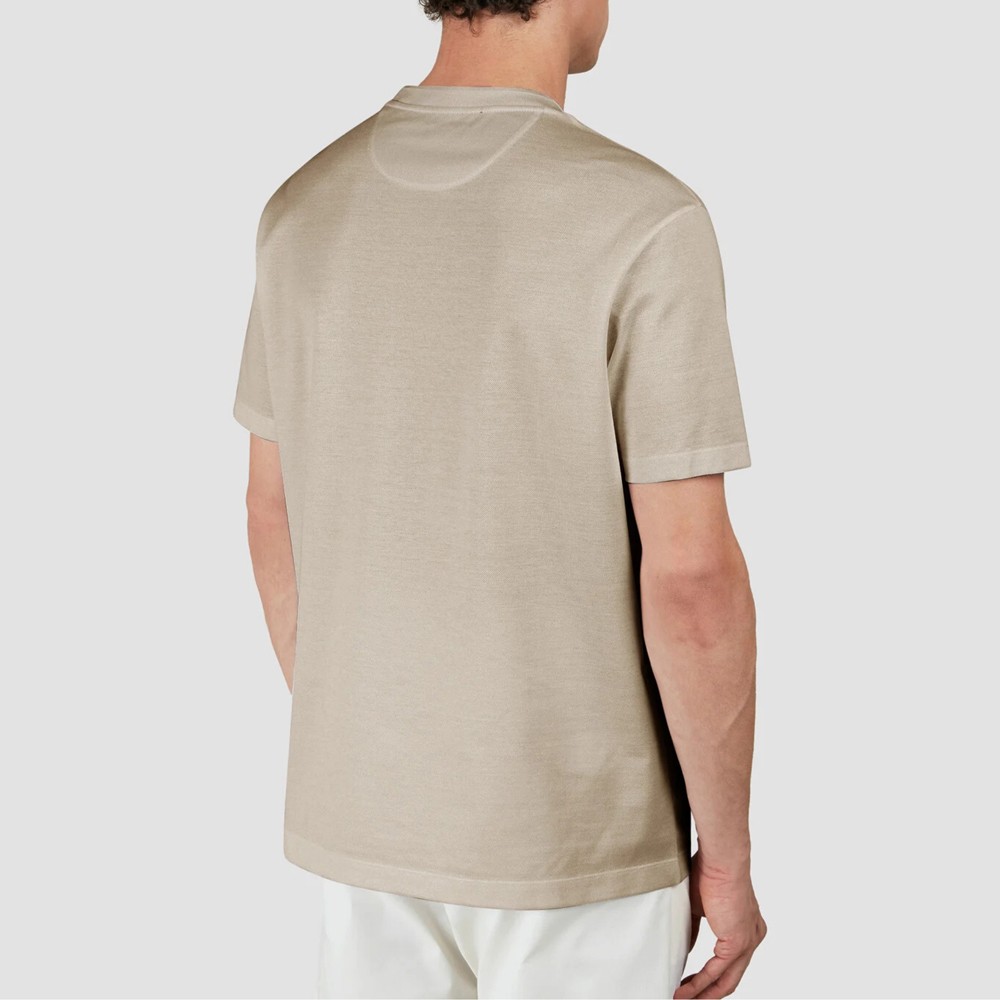 PAUL&SHARK Marškinėliai trump. rankovėmis vyrams, Smėlio, T-shirt 3