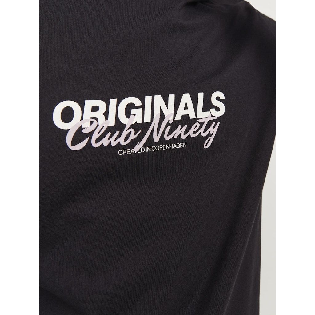 JACK & JONES Marškinėliai vyrams, Juoda, JORSTAR TEE SS CREW 3