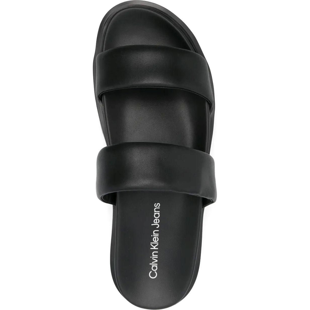 CALVIN KLEIN JEANS Basutės vyrams, Juoda, Flat molded double sandals 4