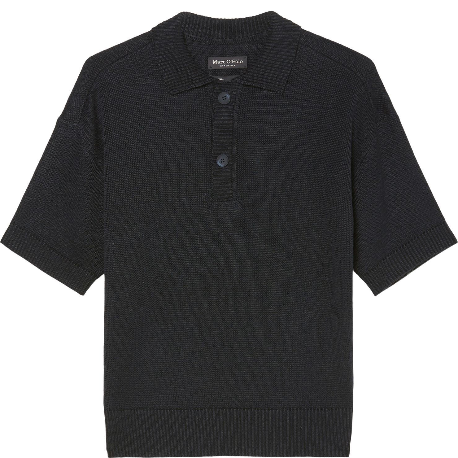 MARC O'POLO Marškiniai vyrams, Mėlyna, Polo SS knite 1