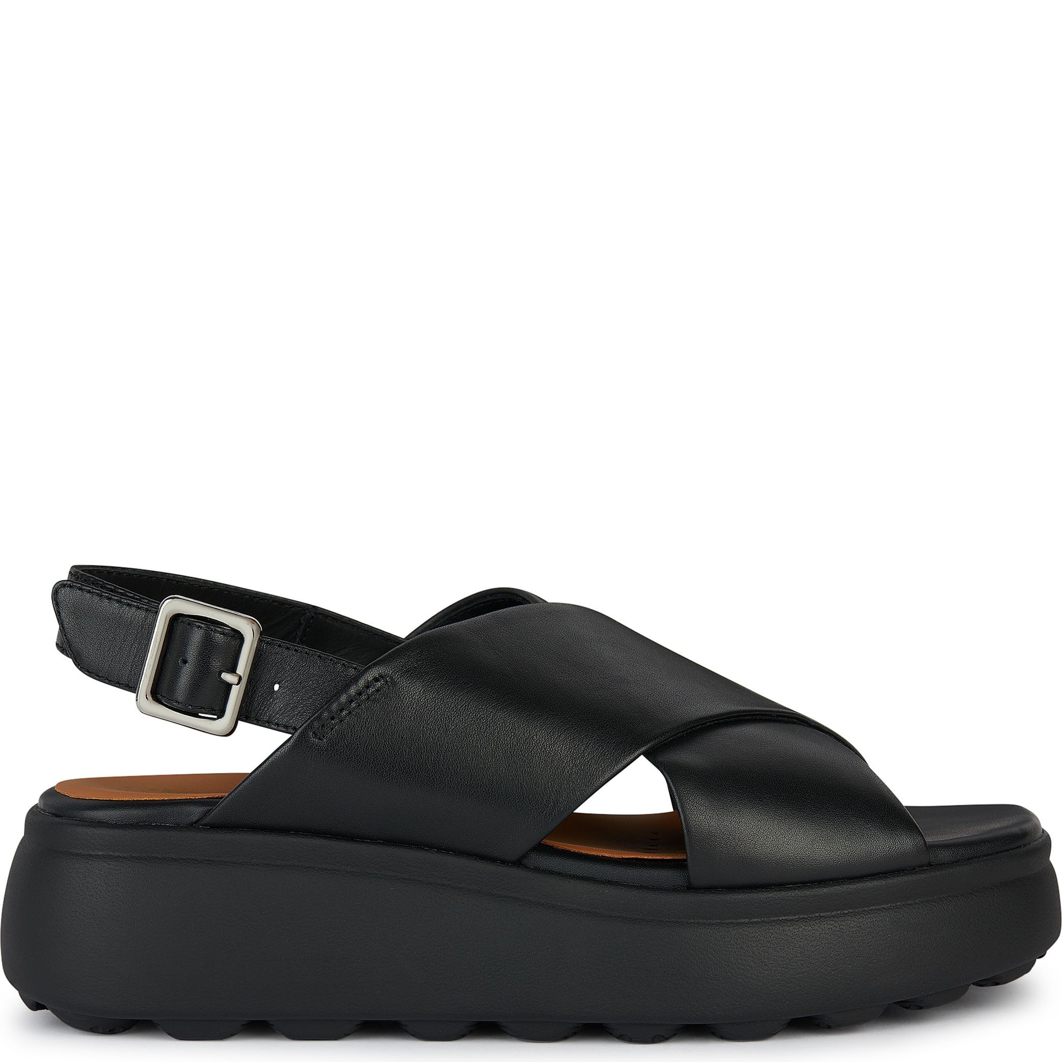 GEOX Basutės moterims, Juoda, Spherica ec4 sandals 2