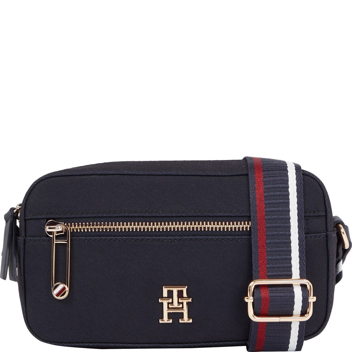 TOMMY HILFIGER Rankinė per petį moterims, Mėlyna, Iconic camera bag twill 1
