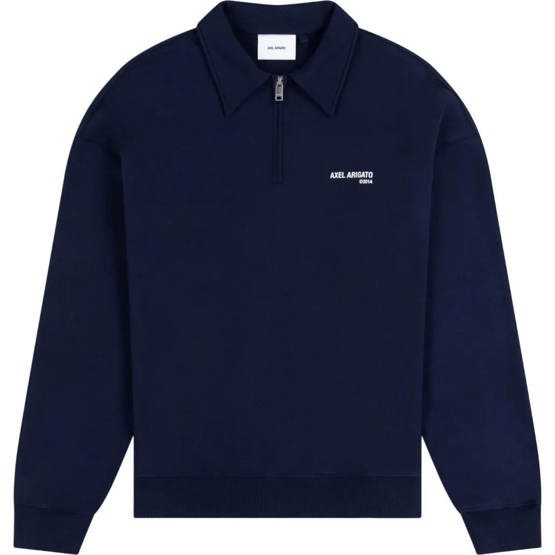 AXEL ARIGATO Megztinis vyrams, Mėlyna, Remi half-zip sweater
