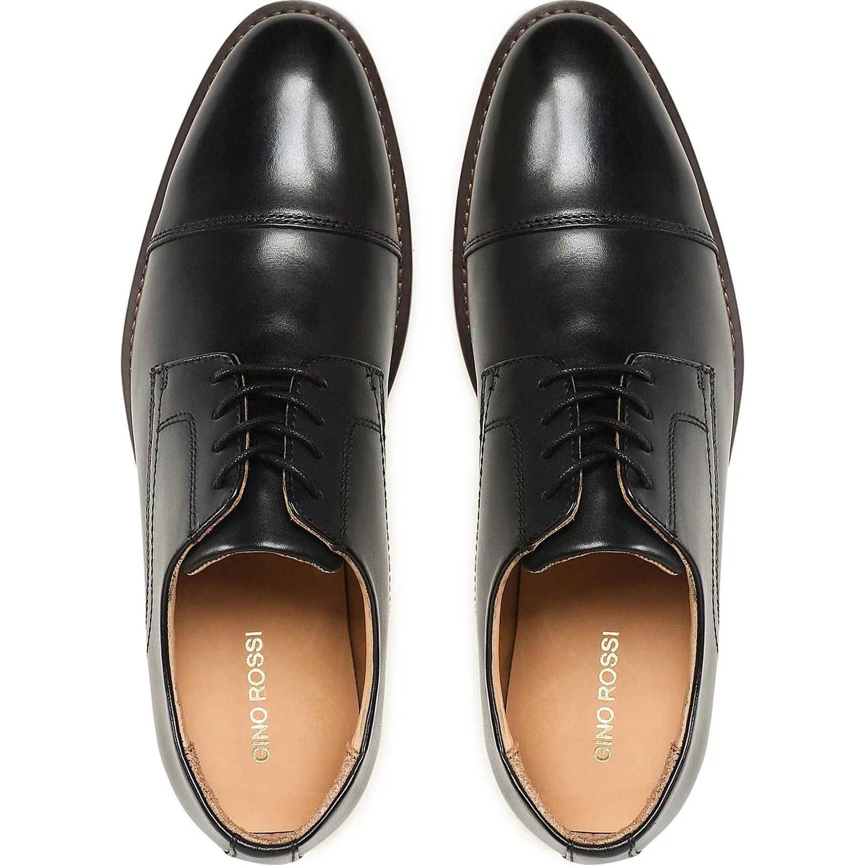 GINO ROSSI Klasikiniai batai vyrams, Juoda, FORMAL 4