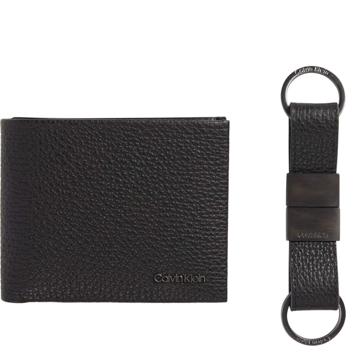 CALVIN KLEIN Piniginė vyrams, Juoda, Minimalism 5cc/keyfob wallets 1