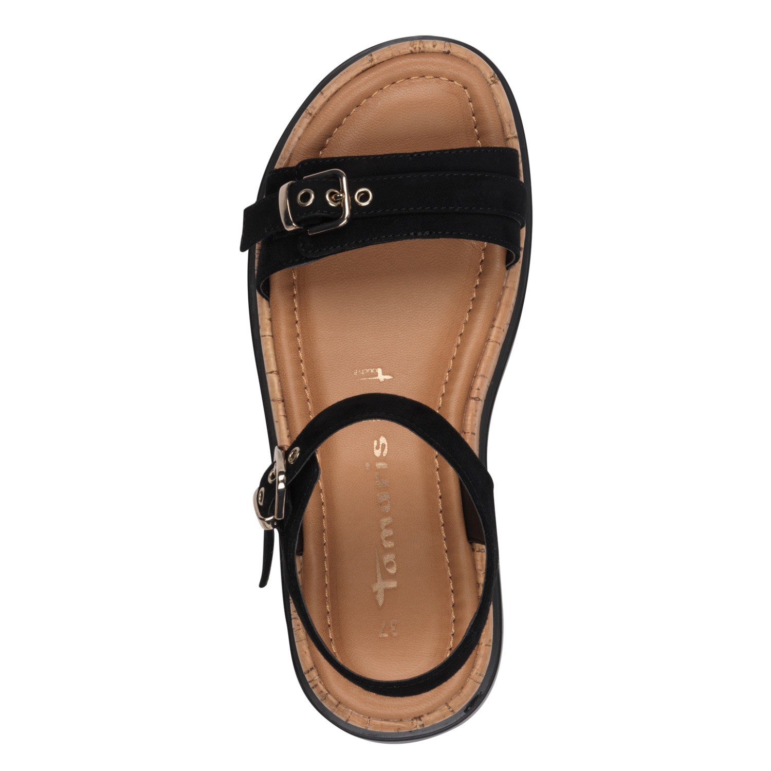 TAMARIS Basutės moterims, Juoda, Sandals 5