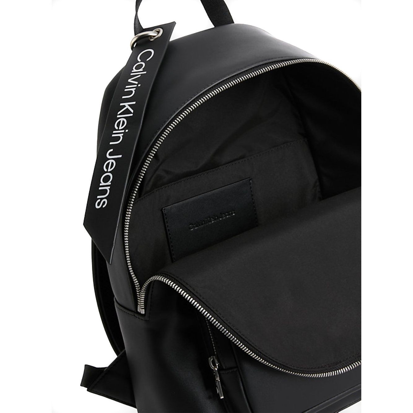 CALVIN KLEIN JEANS Kuprinė moterims, Juoda, Sculpted campus backpack tag 3