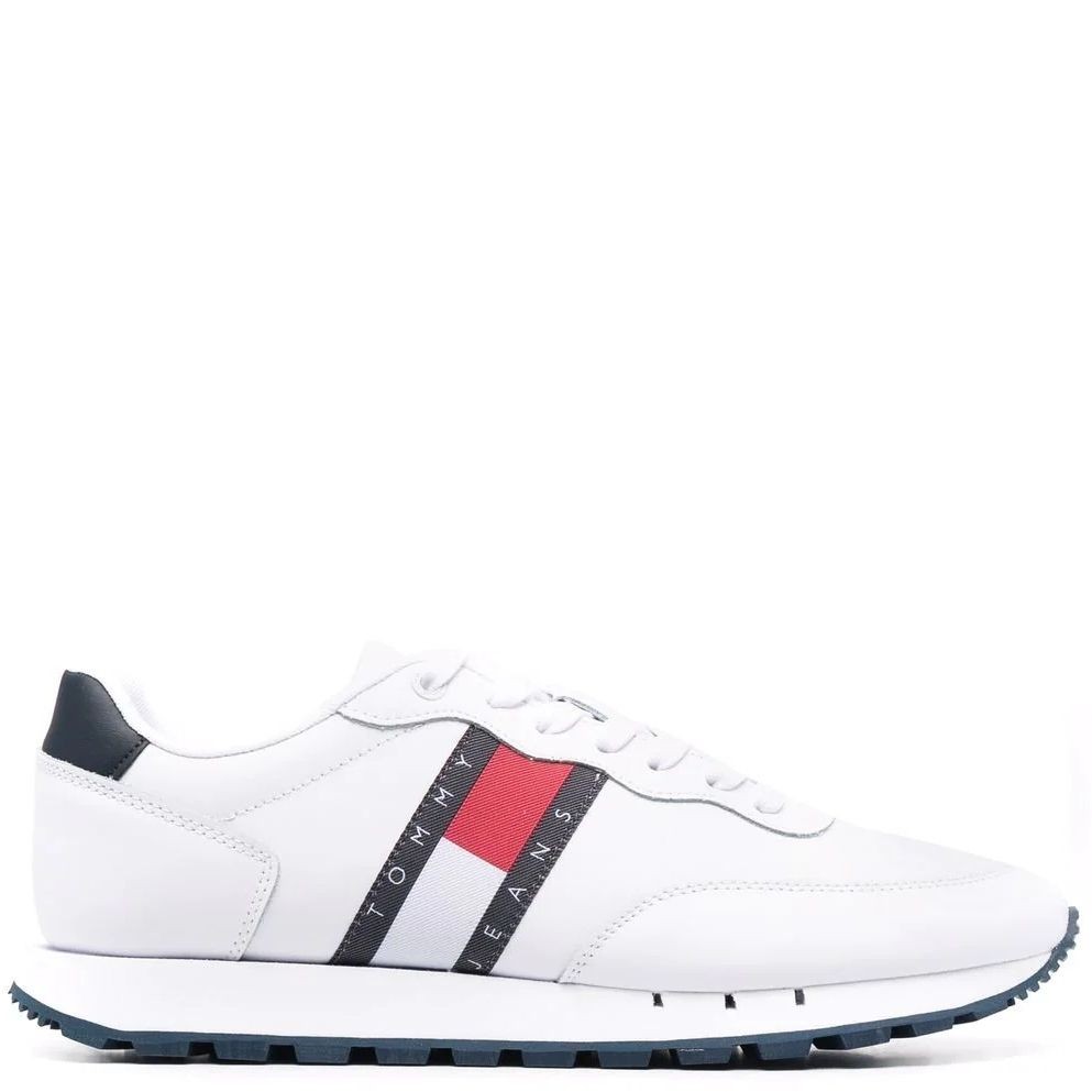 TOMMY JEANS Bateliai - vyrams, Balta, RUNNER SHOES 2