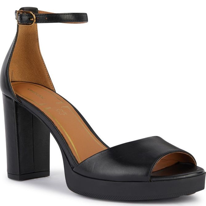 GEOX Basutės moterims, Juoda, Walk pleasure 85s sandals 2