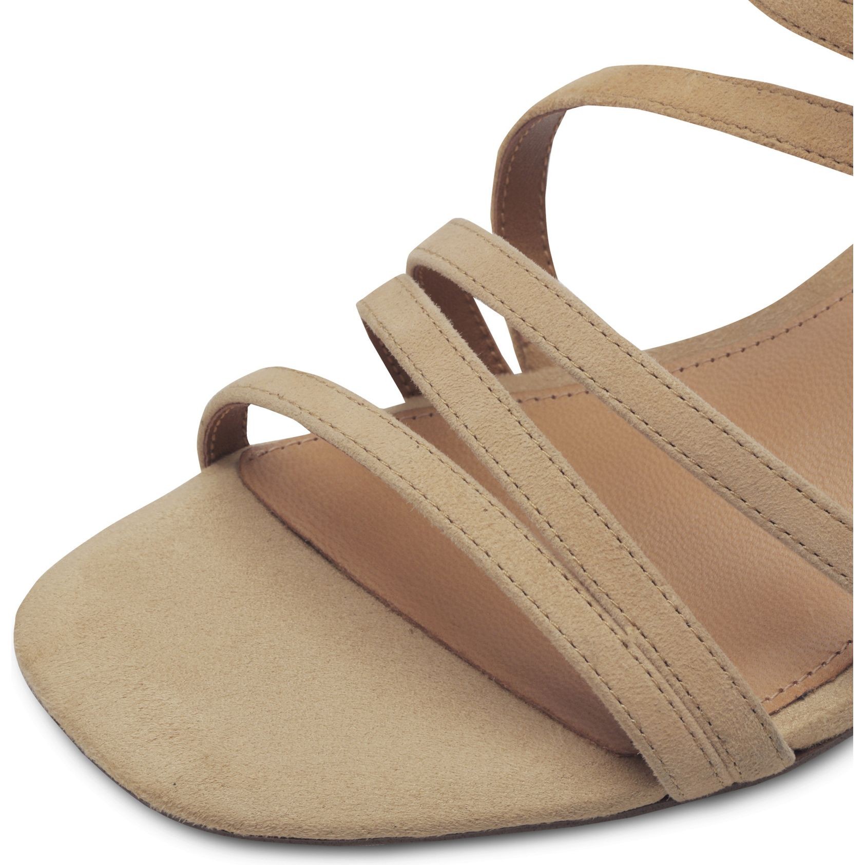 TAMARIS Basutės moterims, Smėlio, Sandal heel 6
