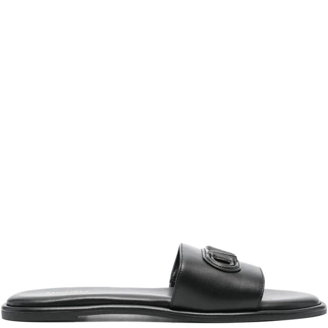 MICHAEL KORS Guminės šlepetės moterims, Juoda, Saylor slide 2