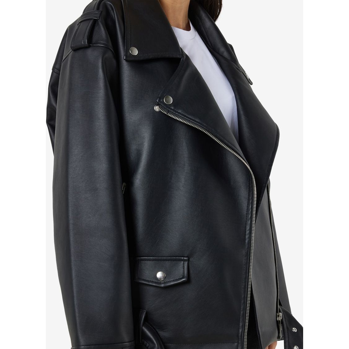 NOISY MAY Striukė moterims, Juoda, NMPAULINA OVERSIZE B 2