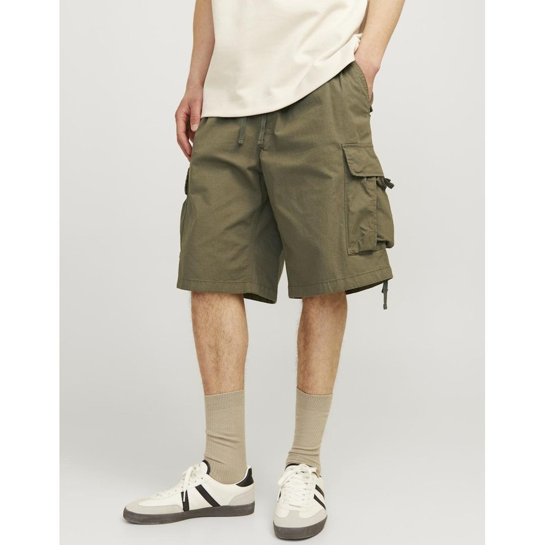 JACK & JONES Šortai vyrams, Žalia, Jpstparachute shorts 3