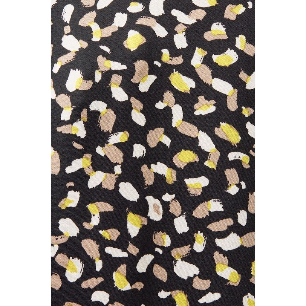 ESPRIT Palaidinės moterims, Juoda, Printed Satin Shirt Blouse 4