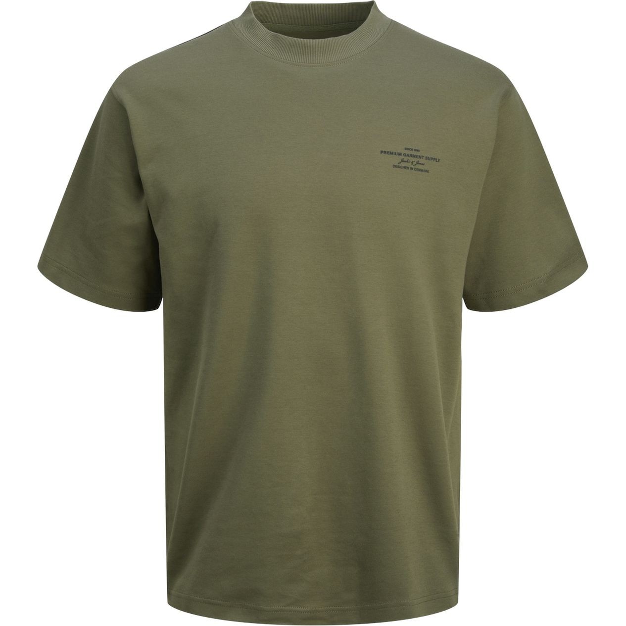 JACK & JONES Marškinėliai vyrams, Chaki, Chad branding 1