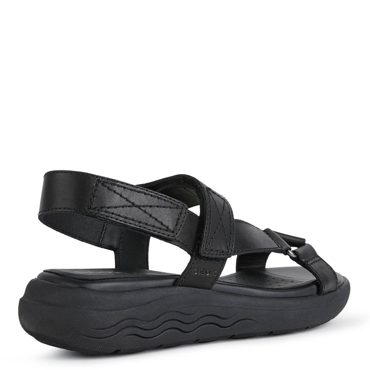 GEOX Basutės moterims, Juoda, SPHERICA EC5W SANDALS 4