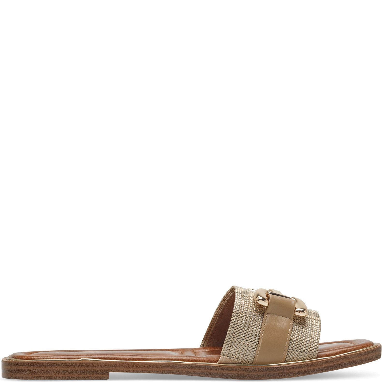 TAMARIS Šlepetės moterims, Smėlio, Mule flat 3