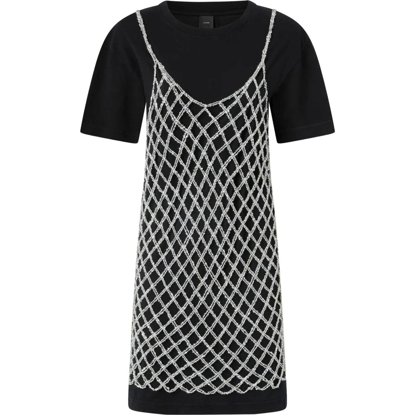 PINKO Mini suknelė moterims, Juoda, Vladimir dress 1