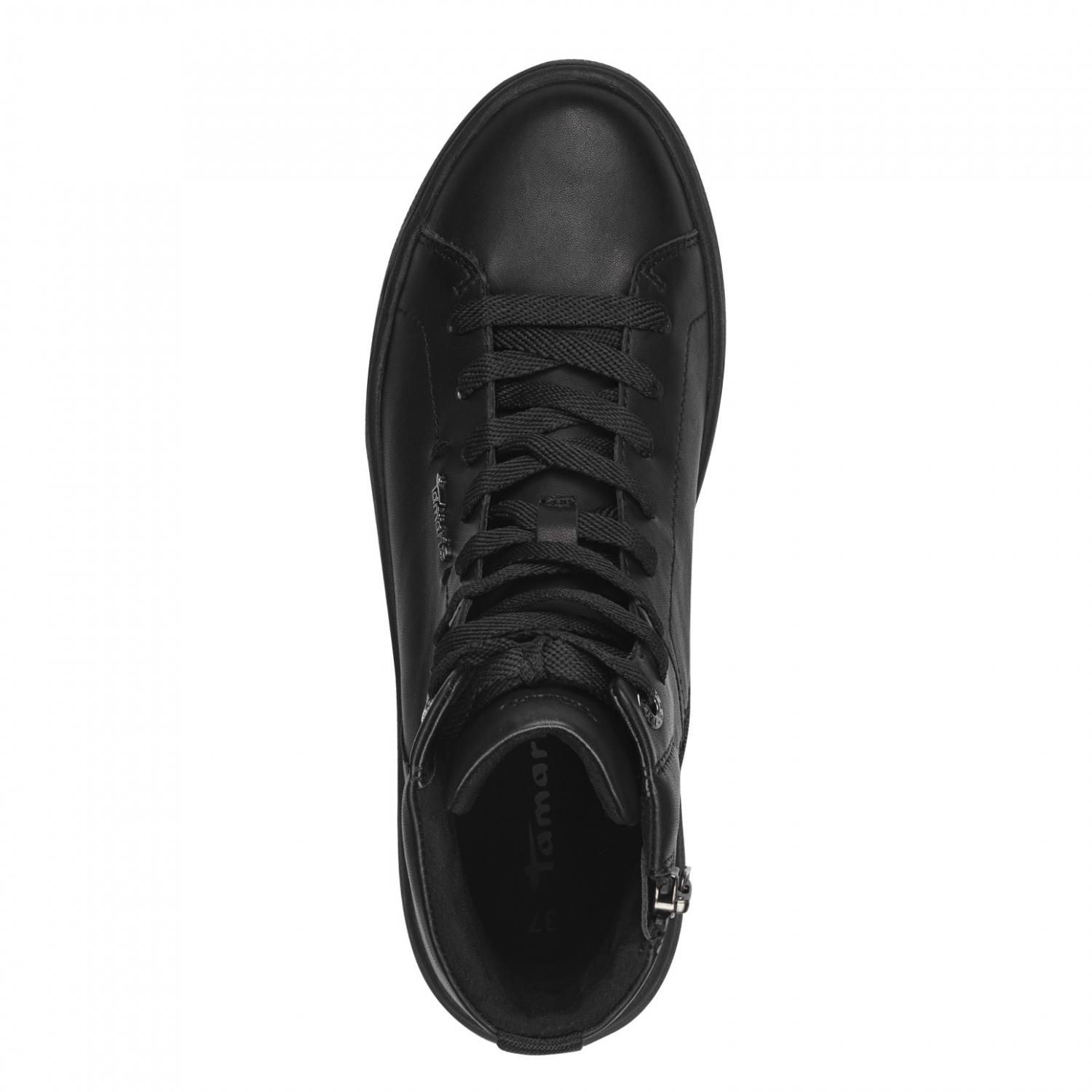 TAMARIS Laisvalaikio bateliai moterims, Juoda, High sneaker 3