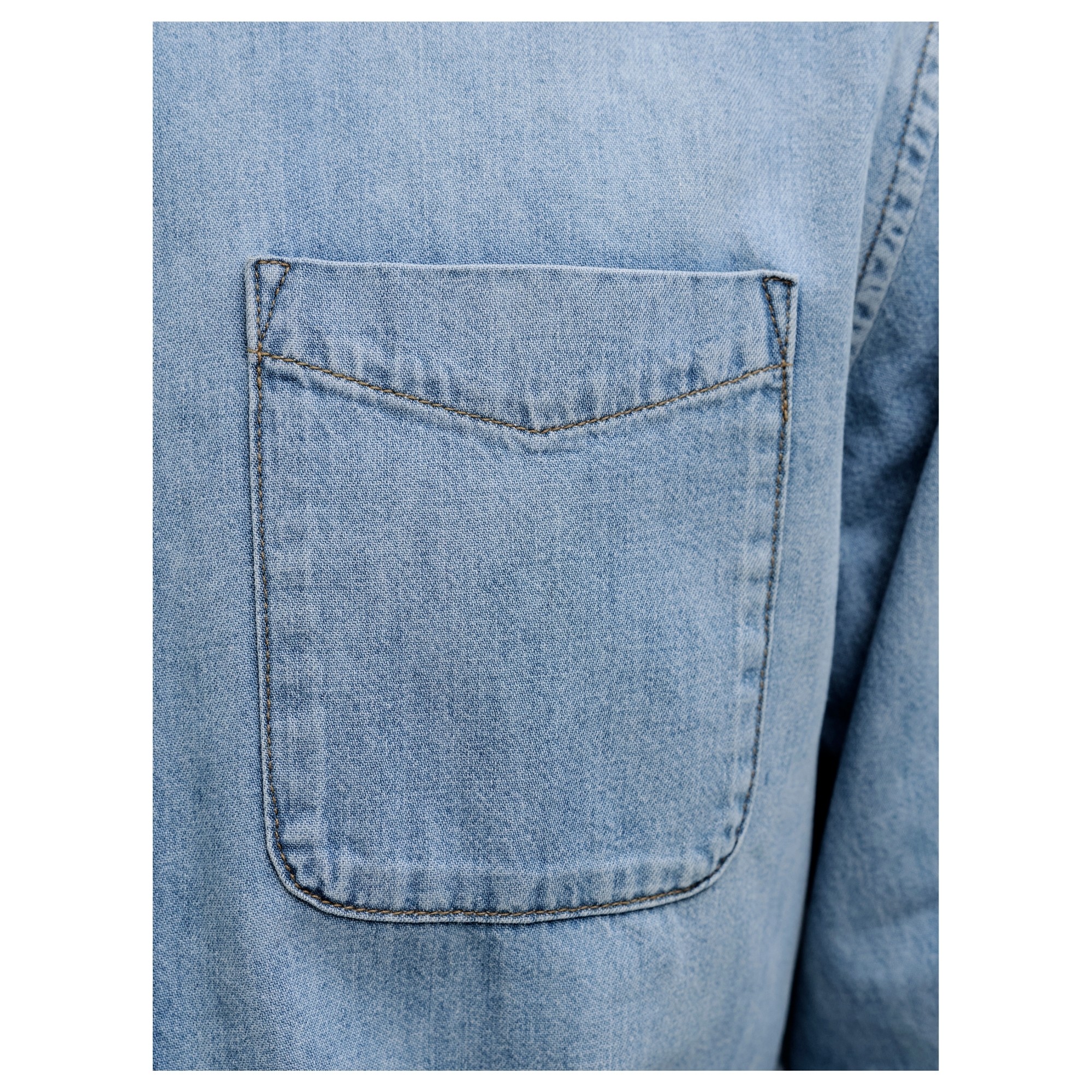 JACK & JONES Marškiniai trump. rankovėmis vyrams, Mėlyna, Brook oxford 4