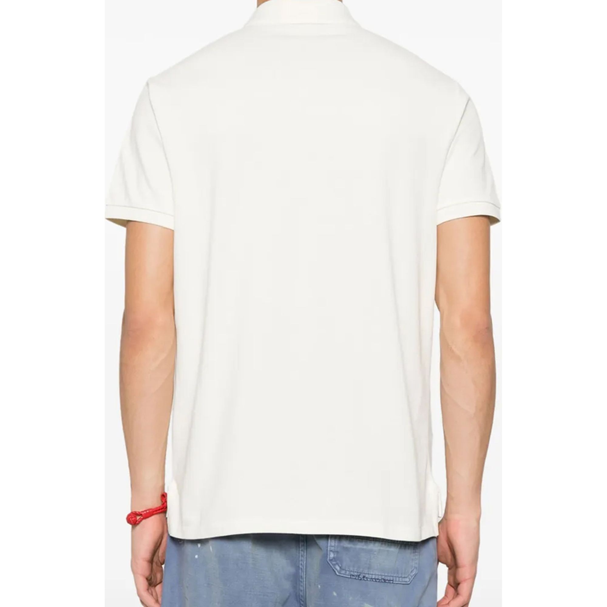 POLO RALPH LAUREN Polo marškiniai trumpos rank. vyrams, Balta, Sskccmslm1-short sleeve-knit 3