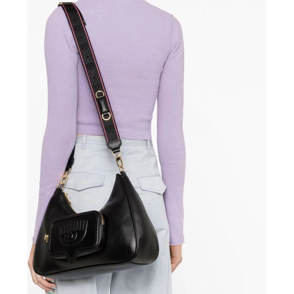 CHIARA FERRAGNI Rankinė - moterims, Juoda, RANGE F - EYELIKE PO 3