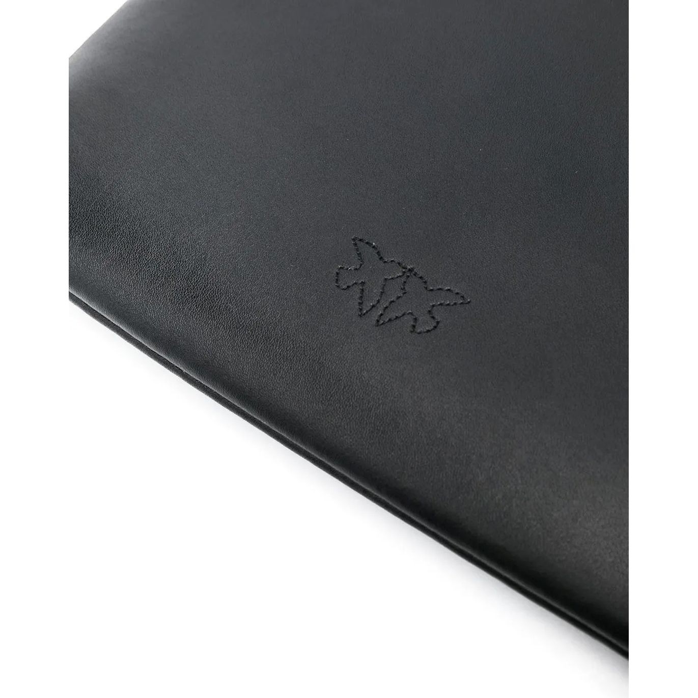 PINKO Rankinė per petį moterims, Juoda, Classic flat love bag simply 3