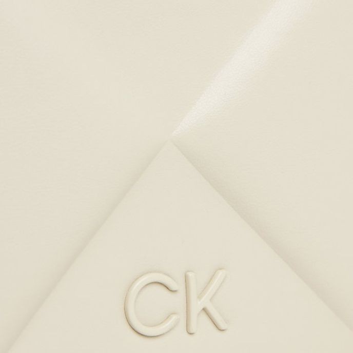 CALVIN KLEIN Rankinė per petį moterims, Smėlio, Quilt shoulder bag 3